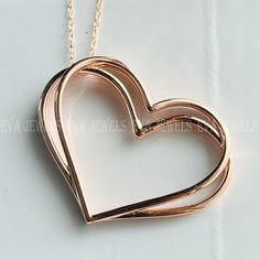 Women's Open Pretty Double Heart Pendant 18" Chain Pendant Necklace 14k Rose Gold Over 925 Sterling Silver   ⭐ Available⭐ > 14K White Gold Plated 925 Sterling Silver > 14K Yellow Gold Plated 925 Sterling Silver > 14K Rose Gold Plated 925 Sterling Silver **WE LOVE CUSTOM ORDERS** YOU ASKED,WE MADE IT (FREE OF COST) ⭐ Item Detail⭐ > Material: Solid Sterling Silver > Gem type: Cubic Zirconia > Stone Creation: Lab Created > Stone Color:  White > Stone Shape: Round > Nickel and Lead free > Hypoallerg Rose Gold Sterling Silver Heart Pendant Necklace, Rose Gold Sterling Silver Necklace For Valentine's Day, Rose Gold Sterling Silver Open Heart Necklace, Rose Gold Open Heart Jewelry For Valentine's Day, Rose Gold 14k Open Heart Necklace, Rose Gold Open Heart Jewelry Gift For Her, Rose Gold Sterling Silver Double Heart Necklace, Rose Gold Double Heart Necklace For Valentine's Day, Rose Gold Heart Necklace For Anniversary