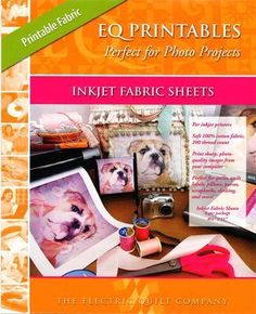 the front cover of an eq printables project showing pictures and crafting supplies