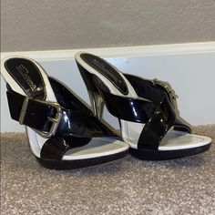 Black Pumps With Silver Buckle And Clear Heel Never Worn Before Clear Heels, Black Pumps, Shoes Black, Shoes Women Heels, Black Shoes, Black Silver, Shoes Heels, Buckle, Pumps