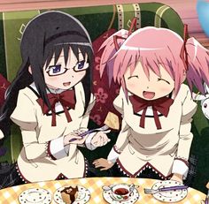 #homura & #madoka || #madokamagica Literally Us