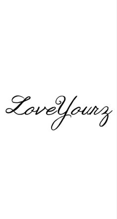 the word love young written in cursive writing