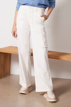 Perfect for dressing up or down, these stylish cargo pants by Sanctuary are crafted in stretch cotton twill fabric and feature a relaxed wide leg, utility-style pockets, and adjustable buckles at the waist. Wide Leg Cotton Cargo Jeans, High Waist Wide Leg Cotton Pants With Multiple Pockets, High Waist Cotton Wide Leg Pants With Multiple Pockets, Relaxed Fit Wide-leg Utility Cargo Pants, Spring Wide-leg Cargo Jeans With Pockets, Spring Wide-leg Cargo Jeans With Cargo Pockets, Spring Utility Wide-leg Cargo Jeans, Utility Wide-leg Cargo Jeans For Spring, White Utility Cargo Pants For Fall