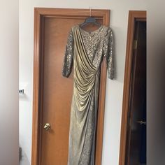 Used Once Only . Beautiful Golden Bronze Color. Figure Flattering, Body Contouring. Elegant Sequins As Well. Perfect For The Holiday Parties, Weddings. New Year’s Eve. Tag #Forever 21 #Xscape #Tadashi Shoji #Mac Duggal Tadashi Shoji Dresses, Sequin Sleeve, Tadashi Shoji, Mac Duggal, New Year’s Eve, Body Contouring, Bronze Color, Evening Gown, Holiday Parties