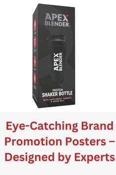 "A sleek and professional brand promotion poster featuring bold typography, vibrant colors, and modern graphics, ideal for advertising and marketing." Protein Shaker Bottle, Packaging Label Design, Protein Shaker, Fiverr Gigs, Shaker Bottle, Brand Promotion, Packaging Labels Design, Business Needs, Packaging Labels