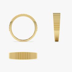 14k Fluted Textured Graduating Ring – FERKOS FJ Fine Jewelry Wedding Rings With Fluted Bezel, Wedding Rings With Fluted Bezel, 14k Gold Ring With Fluted Bezel, Gold Rings With Fluted Bezel For Wedding, Gold Promise Ring With Fluted Bezel, Gold Wedding Rings With Fluted Bezel, Yellow Gold Jewelry With Fluted Bezel For Wedding, Yellow Gold Fluted Bezel Wedding Jewelry, Wedding Jewelry Yellow Gold With Fluted Bezel