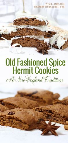 old fashioned spice herb cookies with cinnamon and anise