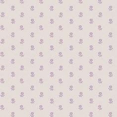 a wallpaper with skulls and crossbones in purple on a light gray background