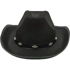 4E's Novelty Black Cowboy Hat for Men & Women - Felt Studded Black Cowgirl Hat for Women Western Themed Party, Cowboy Costume Accessory for Adults Black Cowgirl Hat, Black Felt Cowboy Hat, Bachelorette Hats, Felt Cowboy Hat, Black Cowboy Hat, Cowboy Baby Shower, Cowgirl Accessories, Cowboy Costume, Black Cowgirl