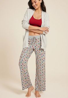 Holiday Lights Hacci Wide Leg Pajama Pants | maurices Wide Leg Pajama Pants, Holiday Lights, A Holiday, Pajama Pants, Pajamas, Wide Leg, Pants, Trousers