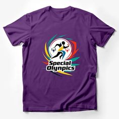 Show your support for the Special Olympics with this vibrant, eye-catching t-shirt featuring the colorful Special Olympics logo. Perfect for athletes and fans alike, this tee is a great way to express your excitement and encouragement for participants in these inspiring sporting events. Made from soft, breathable material, it's comfortable for everyday wear and sporting activities. Custom graphic T-Shirt.Customize your color Special Olympics Logo, Colorful Logo, Special Olympics, Inspirational Tees, Gifts For Sports Fans, Statement Shirt, Casual Summer Shirts, Friends Shirt, Art Shirts