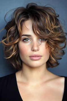 Short Bob Wavy Hairstyles, Layered Haircuts For Medium Hair, Short Curly Haircuts, Medium Curly Hair Styles, Haircuts For Wavy Hair, Haircuts For Curly Hair, Short Wavy Hair, Haircuts For Medium Hair, Hair Photo