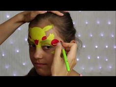 Pokemon GO "Pikachu" — Makeup for Kids & Face Painting Tutorial - YouTube Pokemon Face Paint Easy, Pokemon Face Paint, Pikachu Face Paint, Picachu Pokemon, Pikachu Makeup, Kids Face Painting, How To Face Paint, Makeup Tutorial For Kids, Makeup For Kids