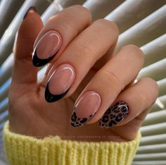 Cowboy Nails, Deco Nails, Black And White Nail, Cheetah Print Nails, Kutek Disney, Unghie Sfumate, Cheetah Nails, Leopard Print Nails, Smink Inspiration