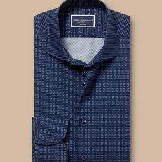 None Iron Classic Fit Button Dress Shirt Charles Tyrwhitt, Button Dress, Casual Shirts For Men, Shirt Color, Dress Shirt, Casual Button Down Shirts, Workout Shirts, Black Blue, Blue Black