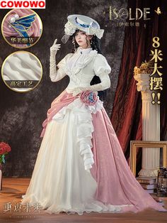 COWOWO Reverse:1999  Isolde Gown Women Cosplay Costume Cos Game Anime Party Uniform Hallowen Play 1999 Anime, Women Elegant Dress, Reverse 1999, Anime Party, Women Costume, Women Cosplay, Game Anime, Costume Store, Party Suits