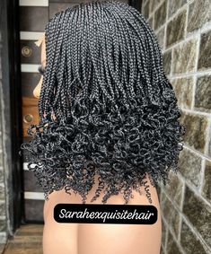 Exactly as on the photo, it specifically made with natural hair extension How To Wear A Wig, Natural Hair Extensions, Braids Hair, Short Braids, Braided Wig, Braids Wig, African Braids, Chic Look, Hair Short