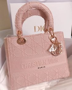 Beautiful Womens Bag Christian Dior Bag, Mode Rose, Fake Designer Bags, Dream Bag, Jordan Outfits, Embroidered Canvas, Girly Bags