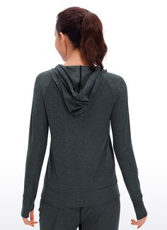 YOGA Women's Lycra Brushed long sleeve hoodie with soft and stretchy fabric. Drawstring pullover sweatshirts with pockets for easy storage. Thumb hole design keeps you warm and holds sleeves in place. Feature & Fitting: 
 Designed for running or workout 
 Hooded design, slim fit 
 Front pocket and thumbholes 
 Fabric: 
 Soft and skin-friendly fabric 
 Added Lycra for stretch 
 Brushed for comfort and warmth 
 88% Polyester, 12% Lycra 
 SKU : RZ36 .Easy reach by searching the SKU Hoodie With Kangaroo Pocket, Gray Long Sleeve Top With Kangaroo Pocket, Gray Long Sleeve Hoodie For Gym, Grey Drawstring Hooded Top For Gym, Long Sleeve Hoodie With Drawstring For Workout, Gray Long Sleeve Gym Hoodie, Long Sleeve Workout Hoodie, Heather Grey Long Sleeve Sports Hoodie, Sporty Hoodie With Thumbholes For Fall