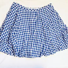 Nwt Lined, Linen Skater Skirt Gingham Sz 8 Plaid Cotton Skort For Summer, Plaid Cotton Skort For Spring, Gingham Cotton Skirt For Day Out, Gingham Mini Skort For Spring, Spring Gingham Skirt In Preppy Style, Spring Gingham Mini Skort, Preppy Gingham Skirt For Spring, Gingham Linen, Skater Skirt