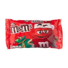 the m & m's candy bar is red