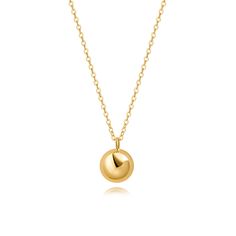 Design:This gold ball pendant necklace boasts a harmonious blend of geometry and minimalism, making it an ideal accessory for various occasions. The pendant features a sleek and contemporary hoop design, enhancing its allure as a sophisticated and versatile piece. Size:With a length of 70+5cm, this glossy pendant necklace adds a touch of grace to any outfit. The gold beads, measuring 14mm*14mm, are the epitome of subtle elegance, offering a delicate and refined aesthetic. The long pendant neckla Gold Ball Pendant, Refined Aesthetic, Hoop Design, Subtle Elegance, Long Chain Necklace, Ball Necklace, Long Pendant Necklace, Ball Pendant, Long Pendant