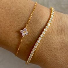 Materials 18k vermeil Cubic zirconia Gold Chain Bracelet For Women Classy, Wedding Guest Bracelet, Everyday Gold Bracelet Stack, Dainty Gold Bracelet Stack, Timeless Jewelry Pieces, Cute Gold Bracelets, Dainty Bracelet Stack, Gold Bracelet For Women Classy, Bracelet Gold Women