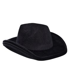 Get ready to ride off into the sunset in style with this 4-pack of black cowboy hats. Whether you're headed to a Halloween party, rodeo, festival, or performance, this hat will instantly elevate your country line dancer costume, western movie character outfit, or pioneer settler wardrobe, and show off your western flair. The felt white men's or women's cowboy hat with feathers is explicitly designed for adults and is perfect for line dancing, bull riding, or running errands around town for that Western Costume Hats For Western-themed Events, Western Costume Hats For Themed Events, Western-themed Costume Hats And Headpieces, Western-styled Costume Hats For Western-themed Events, Adjustable Brimmed Felt Hat For Costume Party, Western Style Winter Costume Cap, Black Adjustable Costume Hat, Western Black Costume Hats And Headpieces For Party, Western Style Cap For Country Events