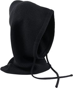 Balaclava knit hoodie. Pull the Bally Hoodie over your head around your neck. Then pull the back side up over your head to create a hood. Facecozy Winter Hats for Women, Warm Hooded Scarf Hat for Women Balaclava Knit Skull Cap Beanie Hat with Drawstring. Balaclava Knit, Women's Balaclava, Europe Train, Hooded Scarf, Textile Industry, Black Camel, Hat For Women, Winter Hats For Women, Head Accessories