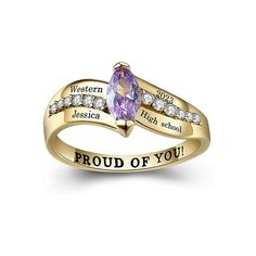 Grad Rings, Class Rings For Girls, Graduation Rings College, Senior Rings, Class Rings College, Class Rings High School, Graduation Ring, Class Rings, Graduation Rings