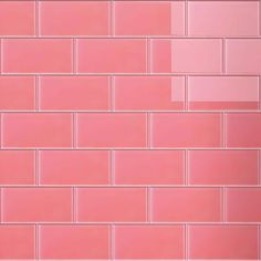 a pink brick wall that is very close up