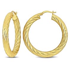 Adornia Domed Hoop Earrings - Jewelry - BeyondStyle Personal Shopping, Lowest Price, Nordstrom Rack, Jewelry Collection, Gold Plate, Jewelry Earrings, Hoop Earrings, Nordstrom