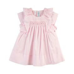 The Girls Smocked Ruffle Dress is a beautiful choice for any exciting milestone or occasion! Baby Wedding Outfit Girl, Toddler Wedding Outfit Boy, Baby Smocked Outfits, Summer Baptism Smocked Dress With Smocked Back, Boys Smocked Outfits, Smocked Baby Girl Dresses, Flower Girl Outfits, Bubble Clothes, Wedding Outfit For Boys