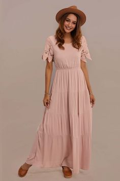 Women's Cute & Comfy Dresses Online Shopping - Petallush Maxi Outfits, Comfy Dresses, Mom Dress, Online Dress Shopping, Lovely Dresses, Modest Dresses, Lace Sleeves, Modest Outfits, Half Sleeve