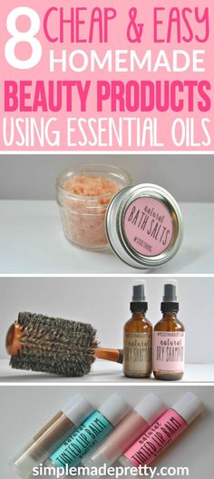 8 cheap and easy homemade beauty products using essential oils