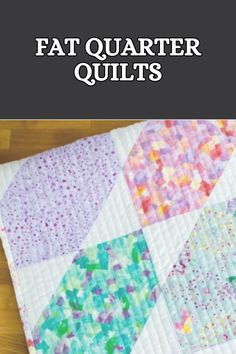 Discover the beauty of fat quarter quilts! Using fabric pieces that measure 18" x 22", fat quarter quilts offer endless creative possibilities. Perfect for vibrant patterns and diverse designs, these quilts allow quilters to mix and match fabrics effortlessly. Explore how fat quarter quilts can transform your quilting projects into stunning works of art. 3 Yard Quilts Patterns Free Printable, Fat Quarter Quilt Pattern Free Simple, Easy Free Quilt Patterns, Fat Quarter Friendly Quilt Patterns, Fat Quarter Quilt Patterns Free, Fat Quarter Projects Quilt, Easy Fat Quarter Quilt Pattern, Fat Quarter Quilt Pattern Free, Quilt In A Day Patterns Free