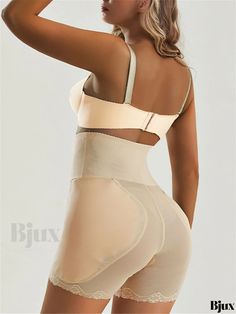 Bjux - Womens Plus Size Seamless Body Shaper Underwear - High Rise Solid Shapewear with Tummy Control, Hip Lifting, and Contrast Lace Detailing Body Shapewear, Winter Color, Women's Shapewear, Body Shaper, Autumn Season, Waist Trainer, Body Shapers, Season Winter, Spring Season