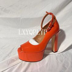 Shipping: Worldwide Express Shipping AvailableDelivery time: 7-15Days Fast ShippingReturns: Fast refund, 100% Money Back Guarantee.Brand Name: LXYQPLYPOrigin: Mainland ChinaUpper Material: Patent LeatherToe Shape: Round ToeWith Platforms: YesPlatform Height: 3-5cmHeel Height: Super High (8cm-up)Heel Type: Hoof HeelsPump Type: GLADIATORStyle: RomanFashion Element: ROMESeason: SummerOutsole Material: Rubberis_handmade: YesPattern Type: SolidInsole Material: SheepskinOccasion: PartyModel Number: GG Summer Fashion Week, Wedding Party Shoes, Summer Pumps, Party Models, Shoes Platform, Pump Types, Super High Heels, Bride Shoes, Party Shoes