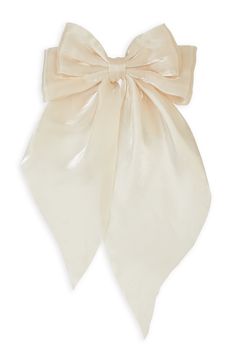 Bows, Metallic, Solid, Chiffon, Item Number 3131063092330 Bow Cutout, Chiffon Bow, Family Picture Outfits, Bow Hair Clip, Picture Outfits, Small Bows, White Bow, Bow Hair, Bow Hair Clips