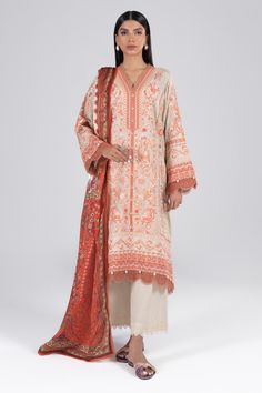 Sana Safinaz SS23SGE342 Ready To Wear Sana Safinaz, Ladies Clothing, Suit Fabric, Shalwar Kameez, Mom Dress, Pakistani Outfits, Best Brand, Clothing Brand, Ready To Wear