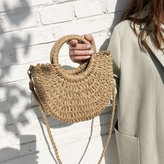 Women Bag: Hand-Woven Bag Types of bags: Shoulder Bags Style: Bohemian Straw Bags: Knitting Bags Pattern Type: Knitting Occasion: Versatile Number of Handles/Straps: Single Main Material: Straw Lining Material: Polyester Interior: No Pocket Hardness: Soft Handbags Type: Shoulder Bags Decoration: TASSEL Closure Type: No zipper Trendy Woven Crossbody Bag, Trendy Top Handle Woven Bag, Trendy Handwoven Top Handle Bag, Trendy Woven Bag With Top Handle, Trendy Woven Top Handle Bag, Trendy Handwoven Shopping Bag, Casual Handwoven Top Handle Shoulder Bag, Trendy Handheld Handwoven Shoulder Bag, Spring Woven Crossbody Bag