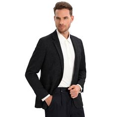 Experience premium quality and style with our classic fit sport coat blazer, crafted from 98% Polyester and 2% Rayon for a soft, smooth, and breathable fabric suitable for all seasons. The delicate and fashionable design of this jacket features a minimalist and stylish look with notch lapels, 2 buttons, single-breasted closure, ample pockets, classic fit, traditional color, and modern pattern, giving you an elegant and high-quality appearance that stands out. Perfect for various occasions such a Blazer For Men, Mens Sport Coat, Linen Suit, Sport Coats, Casual Blazer, Blazers For Men, Modern Pattern, Sport Coat, Single Breasted