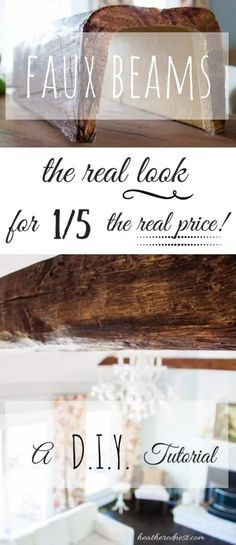 the real look for 15 diy faux beams and how to use them in your home