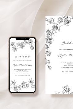 Magnolia Floral Bachelorette Party Invitations, Hen Party Invitation Template, Wedding Stationery Hens Invitations, Bachelorette Invitations Wording, Bride Invitation To Bachelorette, Hens Party Invitations Template, Magnolia Invitations, Diy Wedding Stationery