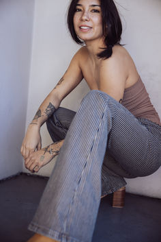 Forever flattering and flared jeans from the We The Free Collection. Retro-inspired with a contemporary edge, these jeans are sure to stun with every wear. Shop Now at www.jaydenp.com Denim Flares, Flared Jeans, Flare Pants, Retro Inspired, Denim Pants, Flare Jeans