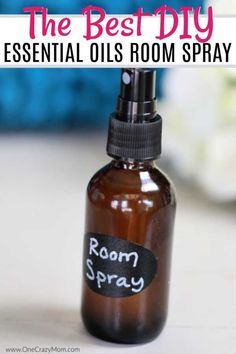 Diy Essential Oil Room Spray, Purification Oil, Homemade Room Spray, Essential Oil Room Spray, Air Freshener Recipes, Room Spray Recipe, Purification Essential Oil, Diy Room Spray