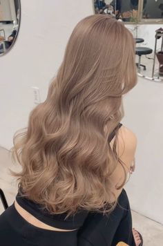 Hairstyle For Bridal, Beige Hair Color, Beige Blonde Hair Color, Juda Hairstyle, Hair Color Swatches, Medium Length Blonde Hair, Beige Blonde Hair, Korean Hair Color