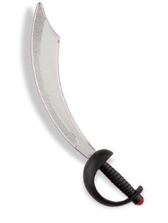 a knife with a black handle on a white background