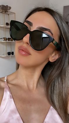 Brand new Gucci GG0960SA 001 Rounded Sunglasses in Black. Dark green lens. Matching jaded marble design on arms. Gold marmont logos on temples. Size 55-18-145. Unisex. 100% UVA/UVB Protected. Retail price $380. Green Lens, Men's Eyeglasses, Marble Design, Black Green, Brunei, Jimmy Choo, Stella Mccartney, Dark Green, Dolce And Gabbana