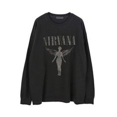 Nirvana Sweatshirt, Nirvana Shirt, In Utero, Random Clothes, Png Clothes, Nice Fashion, Xmas List, Clothing Pieces, Print Graphic