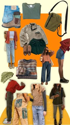 Everyday Outdoor Outfits, Patagonia Outfits For Women, Patagonia Fleece Outfit Granola, Patagonia Overalls Outfit, Granola Autumn Outfits, Autumn Granola Outfits, Tomboy Granola Outfits, Earthy Granola Aesthetic, Outfit Ideas For Arizona